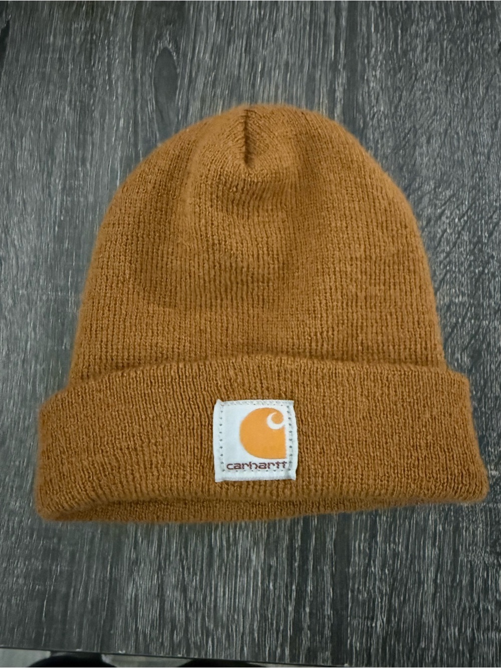 Carhartt toddler Cuffed Beanie in Brown